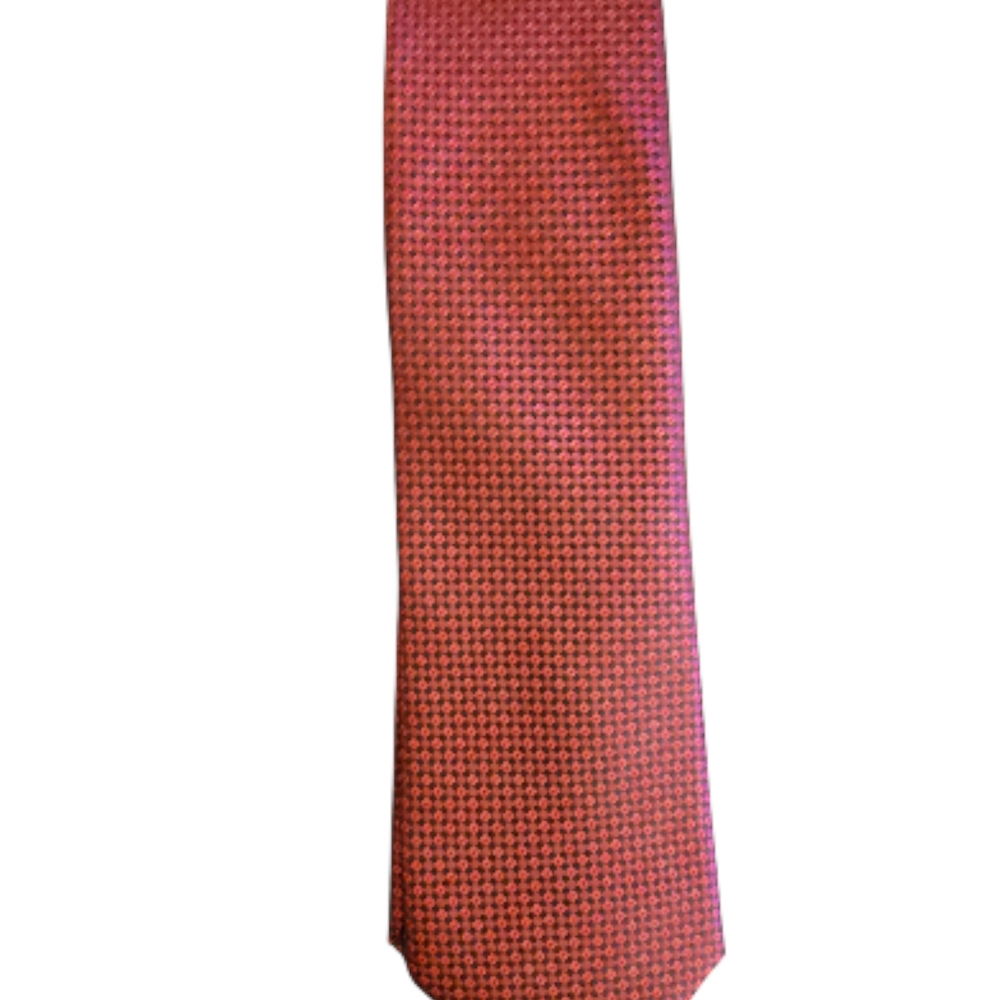 Elegant Red Patterned Tie